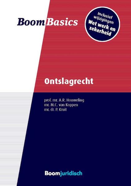 Boom basics ontslagrecht - Ruben Houweling, Pascal Kruit, Menno van Koppen (ISBN 9789462901773)