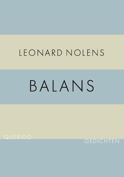 Balans - Leonard Nolens (ISBN 9789021408552)