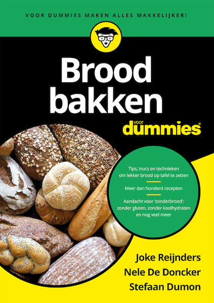 Brood bakken voor Dummies - Joke Reijnders, Nele De Doncker, Stefaan Dumon (ISBN 9789045354774)