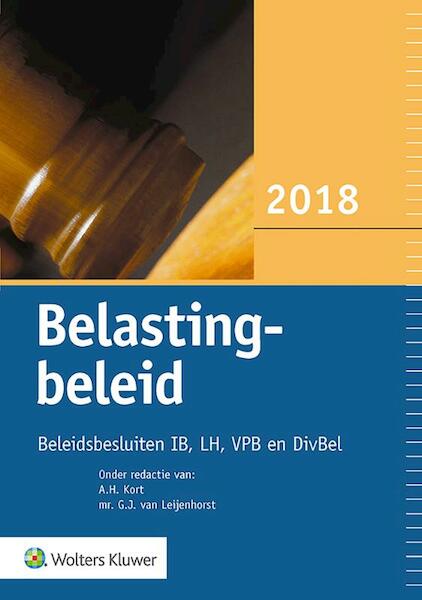 Belastingbeleid 2018 - (ISBN 9789013149043)