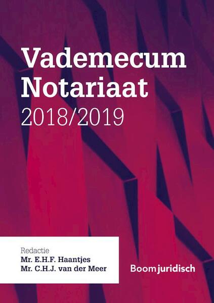 Vademecum Notariaat 2018/2019 - (ISBN 9789462905191)