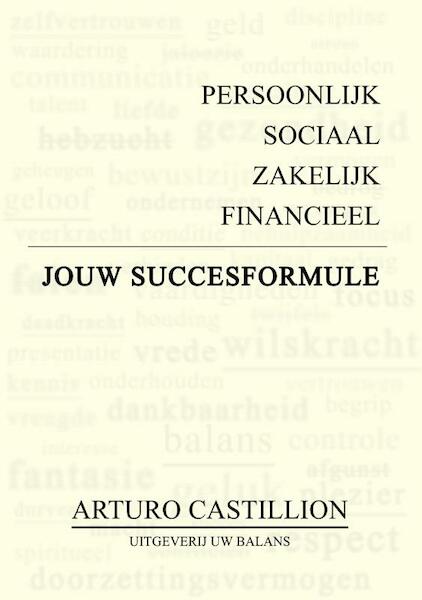 Jouw succesformule - Arturo Merinho Maurice Castillion (ISBN 9789090312576)