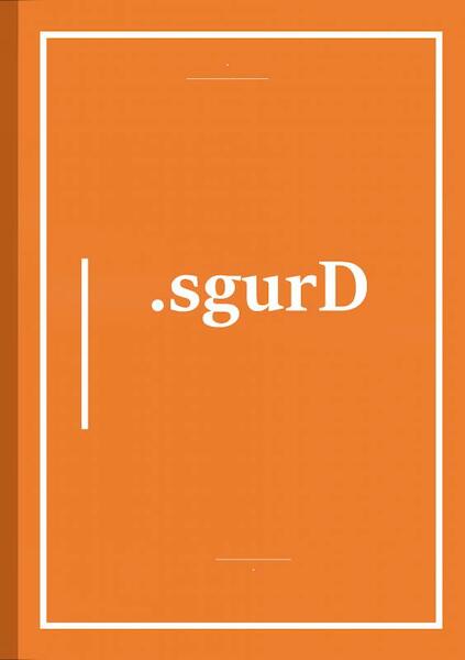 .sgurD - Rick Van Oudgaarden (ISBN 9789402117448)