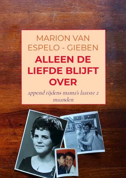 ALLEEN DE LIEFDE BLIJFT OVER - Marion Van Espelo-Gieben (ISBN 9789403615738)