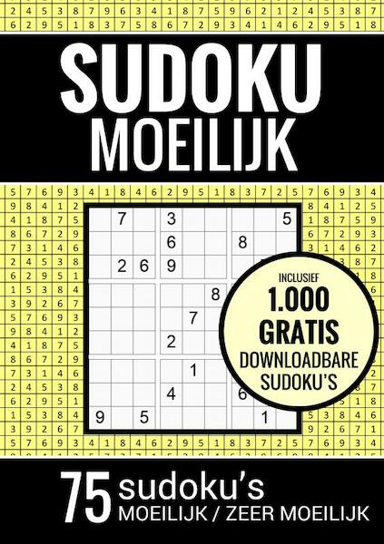 Sudoku Moeilijk / Sudoku Zeer Moeilijk - Puzzelboek: 75 Moeilijke Sudoku Puzzels voor Volwassenen en Ouderen - Sudoku Puzzelboeken (ISBN 9789464651102)