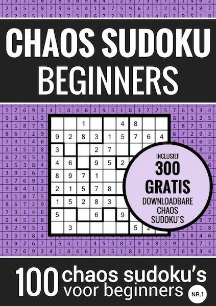 Sudoku Makkelijk: CHAOS SUDOKU - nr. 1 - Puzzelboek met 100 Makkelijke Puzzels voor Volwassenen en Ouderen - Sudoku Puzzelboeken (ISBN 9789464654370)