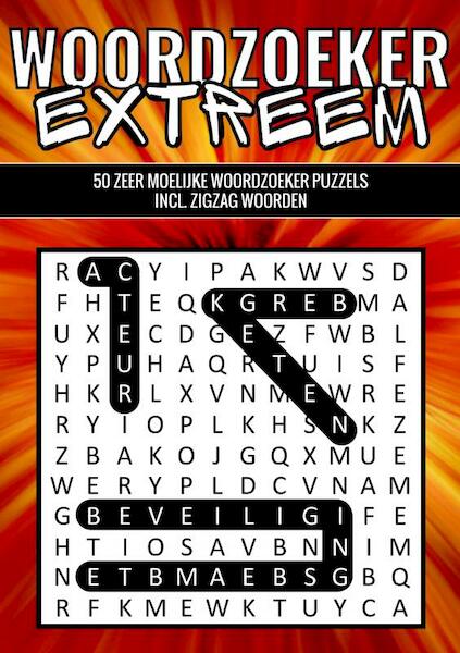 Woordzoeker Extreem - 50 Zeer Moeilijke Woordzoeker Puzzels incl. Zigzag Woorden - Puzzelboeken & Meer (ISBN 9789464803198)