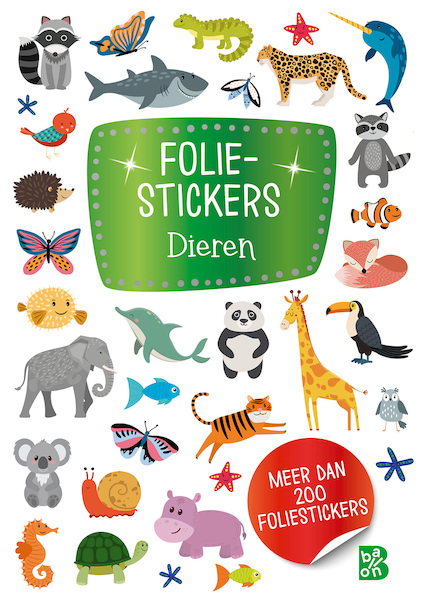 Foliestickers - Dieren - (ISBN 9789403223353)