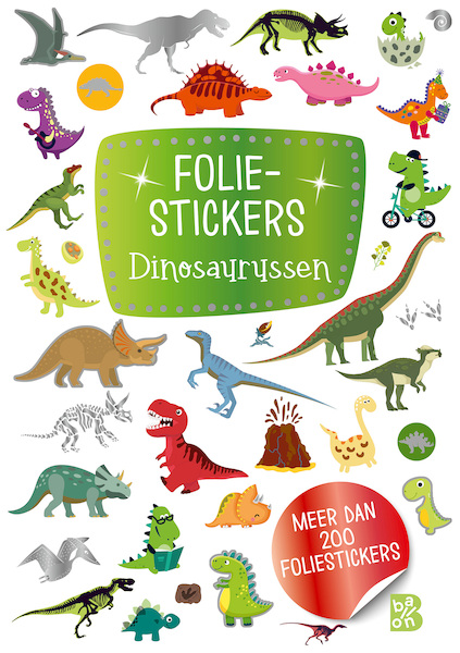 Foliestickers Dinosaurussen - (ISBN 9789403223339)