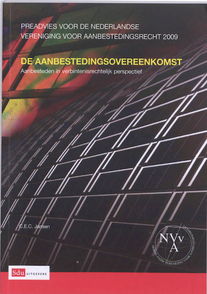 De aanbestedingsovereenkomst - C.E.C. Jansen (ISBN 9789012132206)