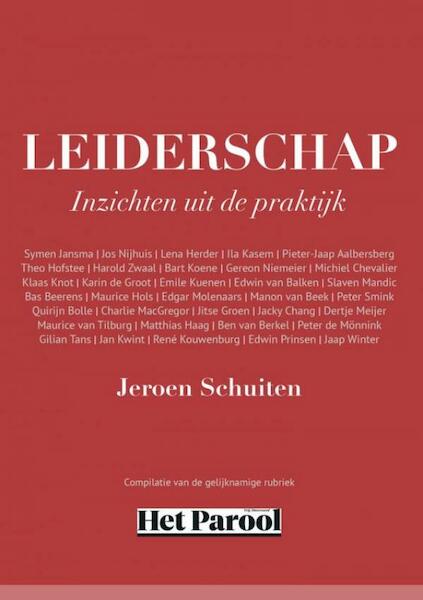 Leiderschap - Jeroen Schuiten (ISBN 9789463428941)