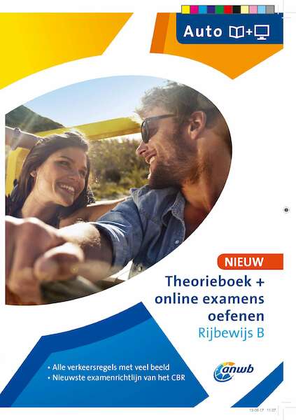 Theorieboek+online examens oefenen Rijbewijs B - Auto - ANWB (ISBN 9789018042165)