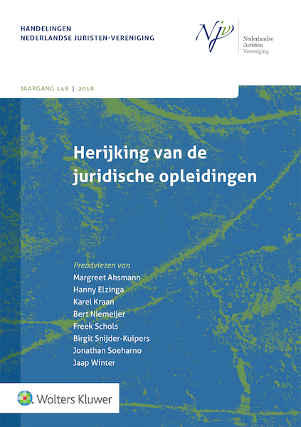 Herijking van de juridische opleidingen - (ISBN 9789013150209)