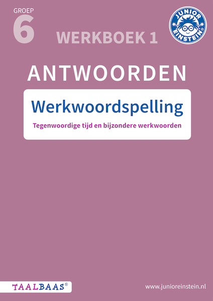 Werkwoordspelling antwoordenboek 1 groep 6 - (ISBN 9789493218338)