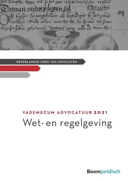 Vademecum Advocatuur 2021 - (ISBN 9789462909328)