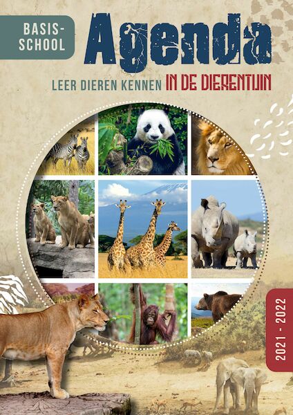 Basischoolagenda 2021/22 'Leer dieren kennen uit de dierentuin' - Mj Ruissen (ISBN 9789461151957)
