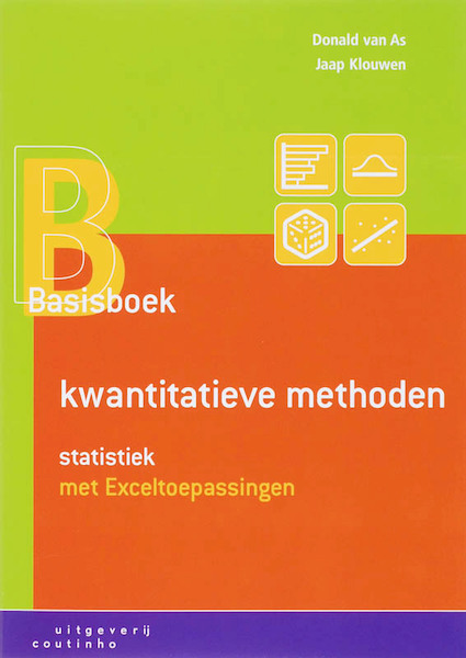 Basisboek kwantitatieve methoden - D. van As, Jaap Klouwen (ISBN 9789046900697)
