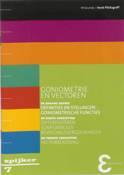 Goniometrie en vectoren - H. Pfaltzgraff (ISBN 9789050411172)