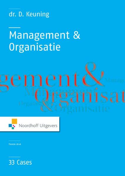 Management en organisatie - Doede Keuning (ISBN 9789001851668)