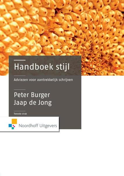 Handboek stijl - Peter Burger, Jaap de Jong (ISBN 9789001843922)