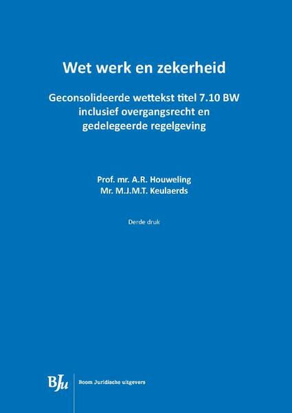 Wet werk en zekerheid - (ISBN 9789462901094)