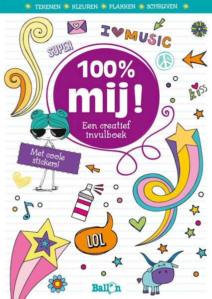 Mijn creatief invulboek 100% mij - (ISBN 9789463073431)