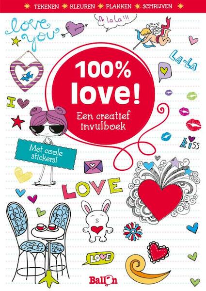 Mijn creatief invulboek 100% love - (ISBN 9789463073455)