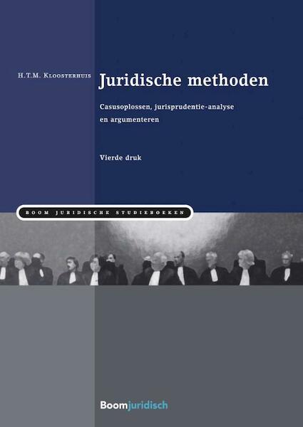 Juridische methoden - H.T.M. Kloosterhuis (ISBN 9789462902640)