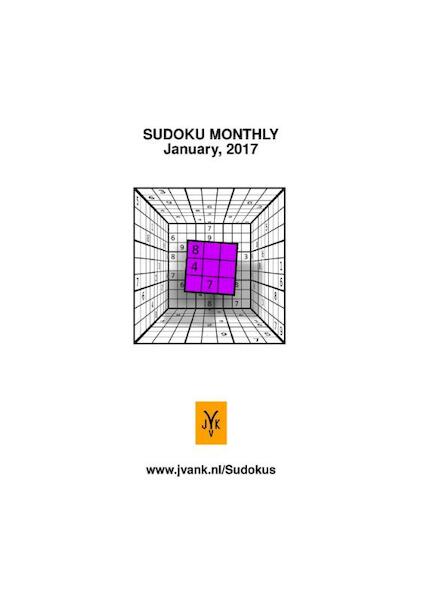 Sudoku monthly - Herman J. Adèr (ISBN 9789079418527)
