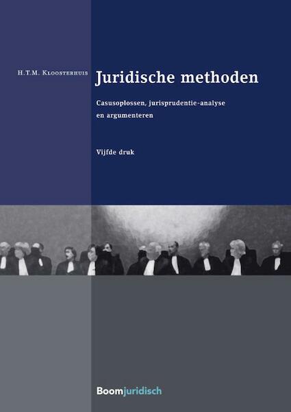 Juridische methoden - H.T.M. Kloosterhuis (ISBN 9789462904965)