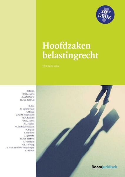 Hoofdzaken belastingrecht - (ISBN 9789462904934)