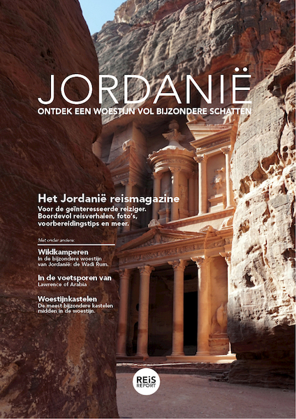 REiSREPORT Jordanië reismagazine - luxe uitgave - Marlou Jacobs, Godfried van Loo (ISBN 9789082974546)