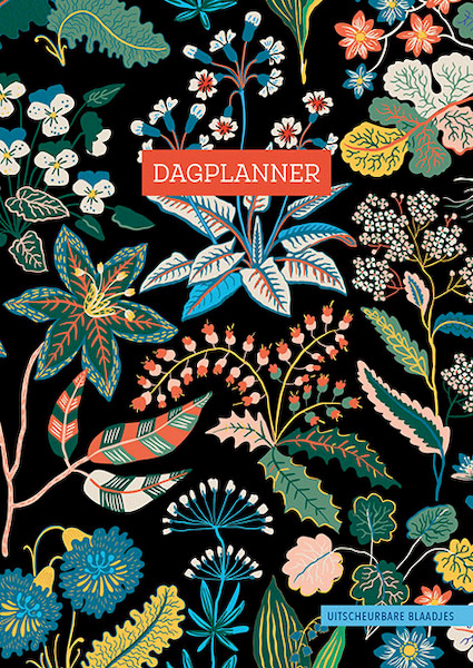 Dagplanner - Floral Black - ZNU (ISBN 9789044758856)