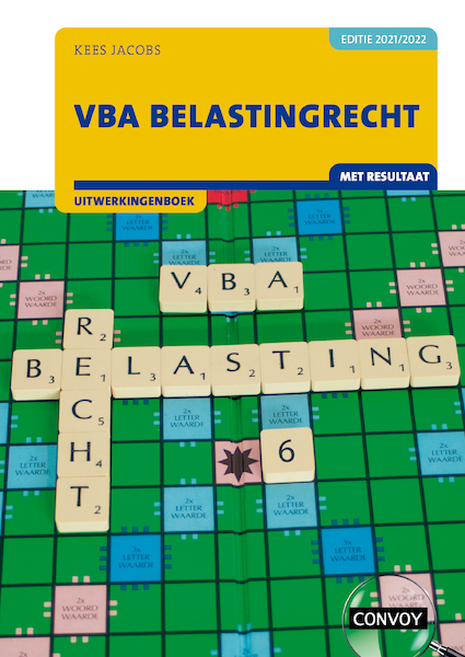 VBA Belastingrecht Uitwerkingenboek 2021/2022 - C.J.M. Jacobs (ISBN 9789463172639)