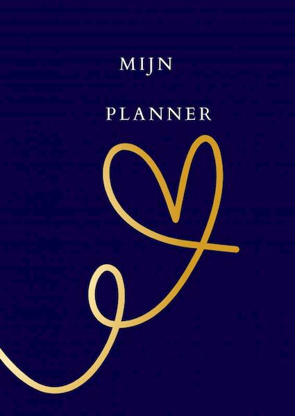 Mijn Planner hart blauw/goud. - Kris Degenaar (ISBN 9789464657852)