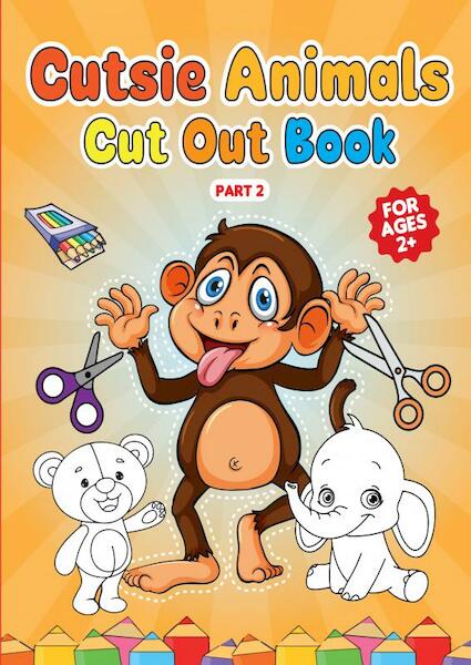 Cutsie Animals - Cut out book - Dhr Hugo Elena (ISBN 9789403696508)