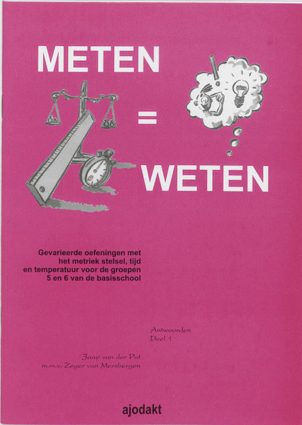 Meten = weten 1 gr 5 en 6 basisschool Antwoorden - G.J. Schulte (ISBN 9789074080309)