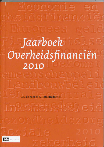 Jaarboek overheids Financieen 2010 - (ISBN 9789012134866)