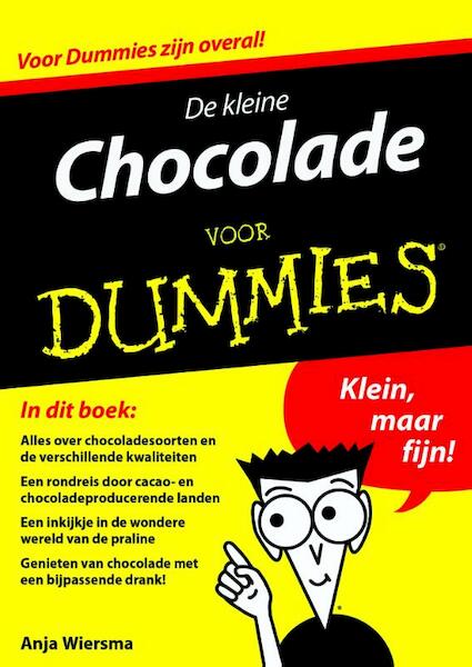 De kleine Chocola voor Dummies - Anja Wiersma (ISBN 9789045351216)