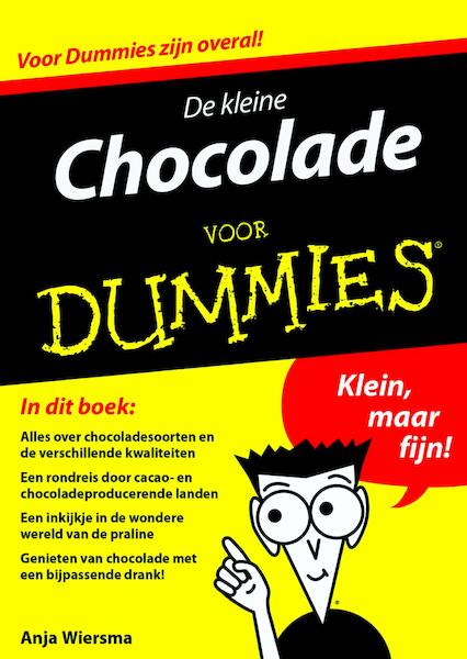 De kleine Chocolade voor Dummies - Anja Wiersma (ISBN 9789045352169)