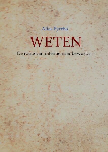 Weten - Alias Pyrrho (ISBN 9789402171808)