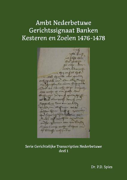 Ambt Nederbetuwe Gerichtssignaat 1476-1478 - P.D. Spies (ISBN 9789463455367)