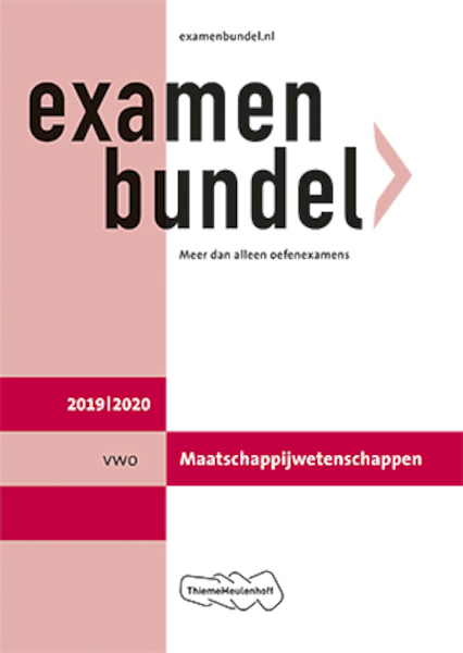 Examenbundel vwo Maatschappijwetenschappen 2019/2020 - (ISBN 9789006690774)