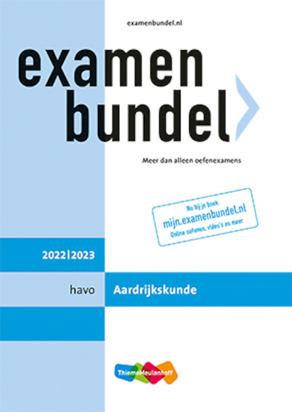 Examenbundel havo Aardrijkskunde 2022/2023 - (ISBN 9789006639810)
