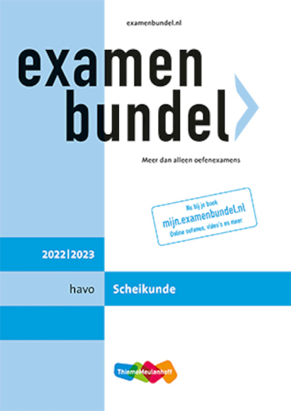 Examenbundel havo Scheikunde 2022/2023 - J.R. van der Vecht (ISBN 9789006639872)