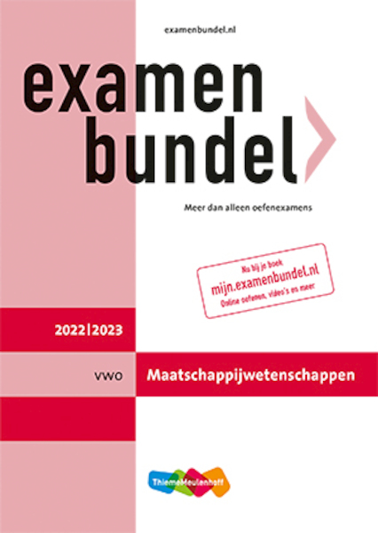 Examenbundel vwo Maatschappijwetenschappen 2022/2023 - (ISBN 9789006639667)
