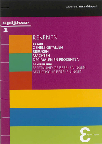 Rekenen - H. Pflatzgraff (ISBN 9789050411110)