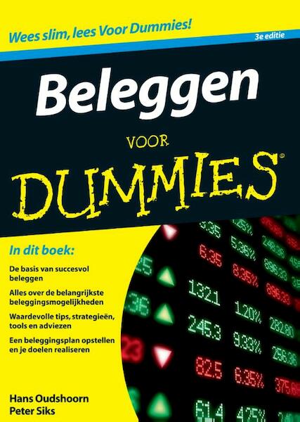 Beleggen voor Dummies - Hans Oudshoorn, Peter Siks (ISBN 9789043025416)
