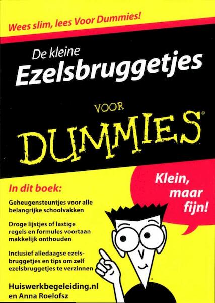 De kleine Ezelsbruggetjes voor Dummies - Anna Roelofsz (ISBN 9789043022033)