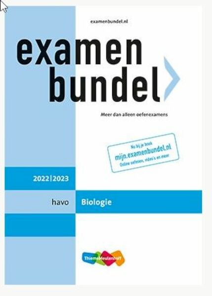 Examenbundel havo Biologie 2022/2023 - (ISBN 9789006639599)